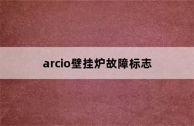 arcio壁挂炉故障标志