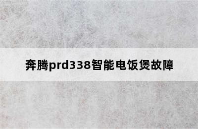 奔腾prd338智能电饭煲故障