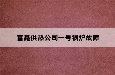 富鑫供热公司一号锅炉故障