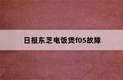 日报东芝电饭煲f05故障