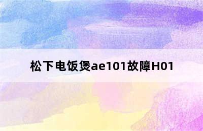 松下电饭煲ae101故障H01