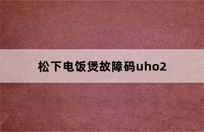 松下电饭煲故障码uho2