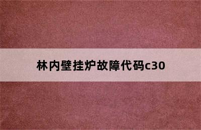 林内壁挂炉故障代码c30