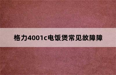 格力4001c电饭煲常见故障障