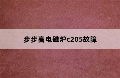 步步高电磁炉c205故障