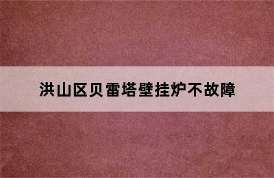 洪山区贝雷塔壁挂炉不故障