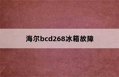 海尔bcd268冰箱故障