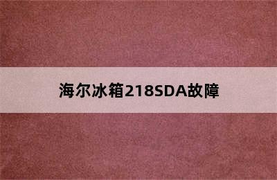 海尔冰箱218SDA故障