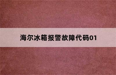 海尔冰箱报警故障代码01