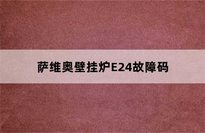 萨维奥壁挂炉E24故障码