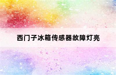 西门子冰箱传感器故障灯亮