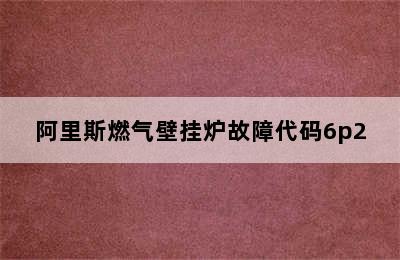 阿里斯燃气壁挂炉故障代码6p2